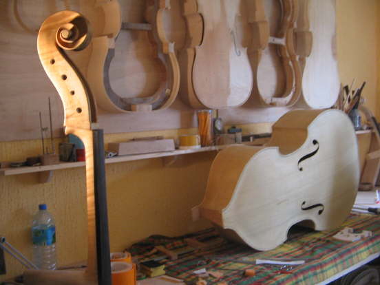 Feierabendanblick in der Werkstatt